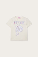T-shirt with Embroidered Logo and Fish
  Pucci
