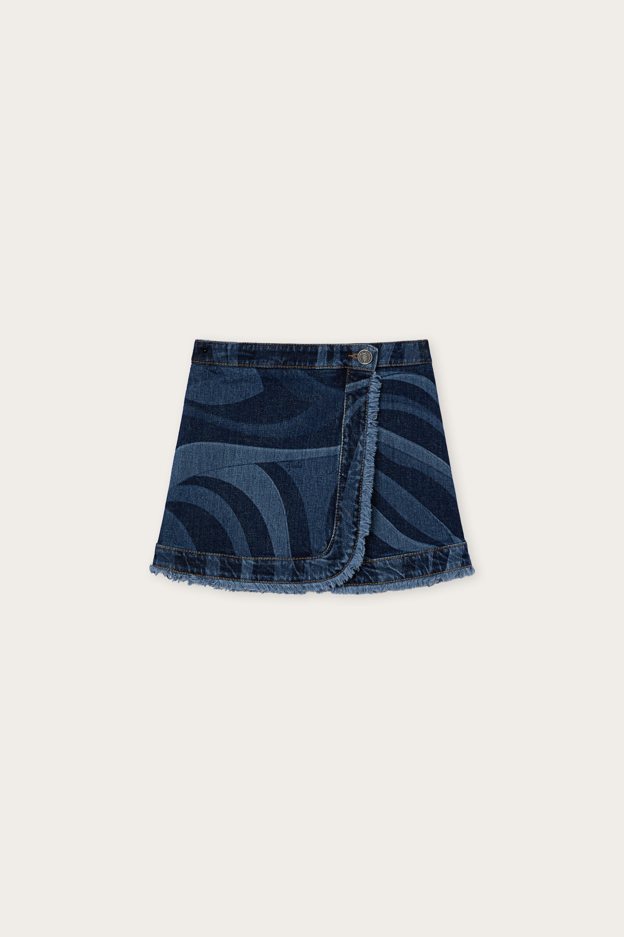 Denim Skirt with Marmo Print
  Pucci
