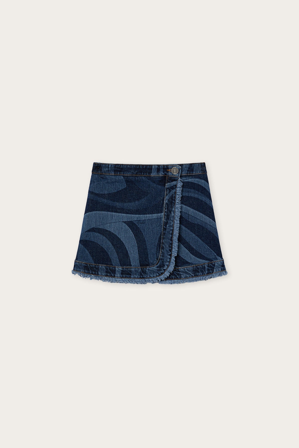 Denim Skirt with Marmo Print
  Pucci