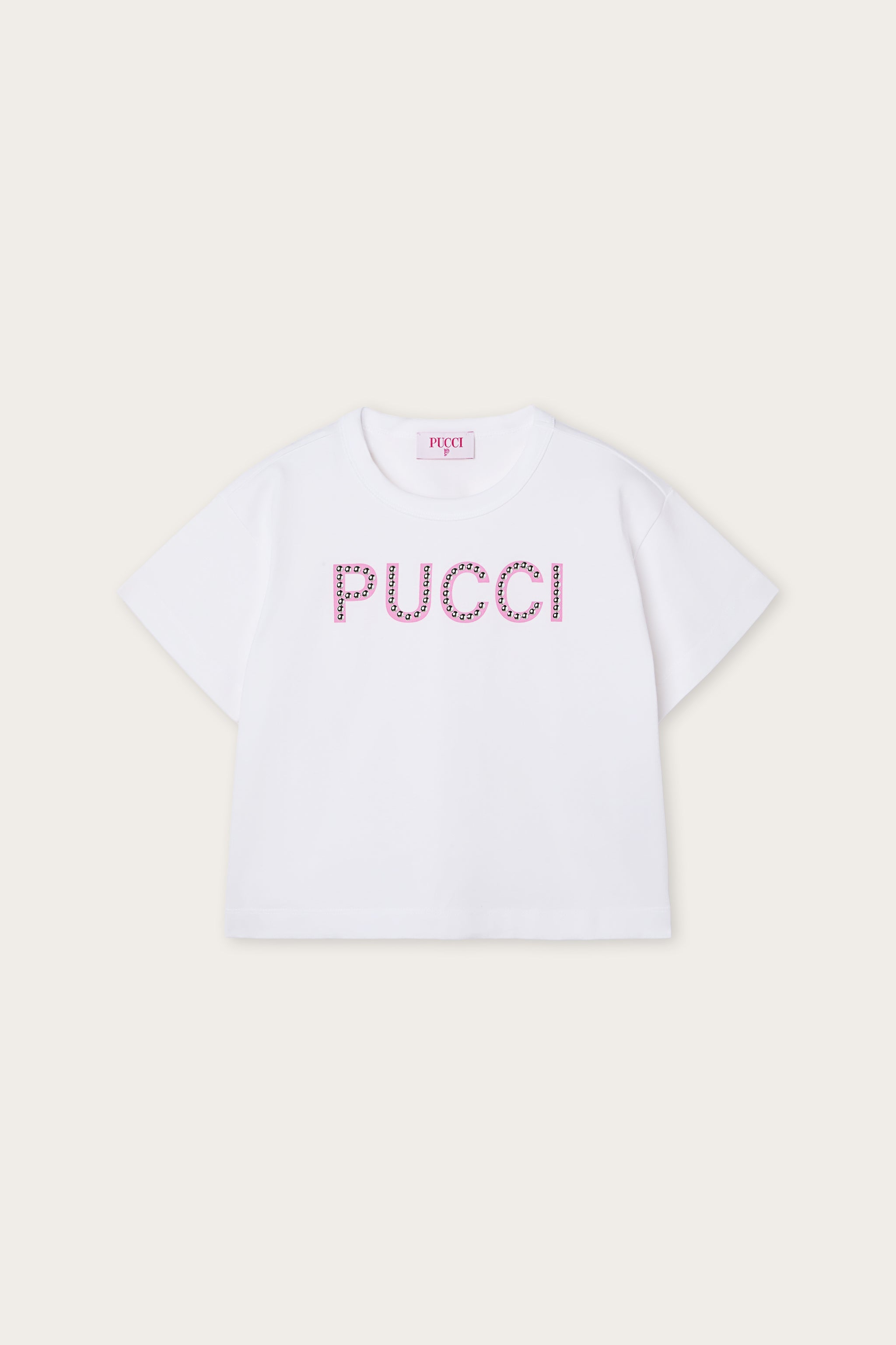 T-shirt with Decorated Logo
  Pucci
