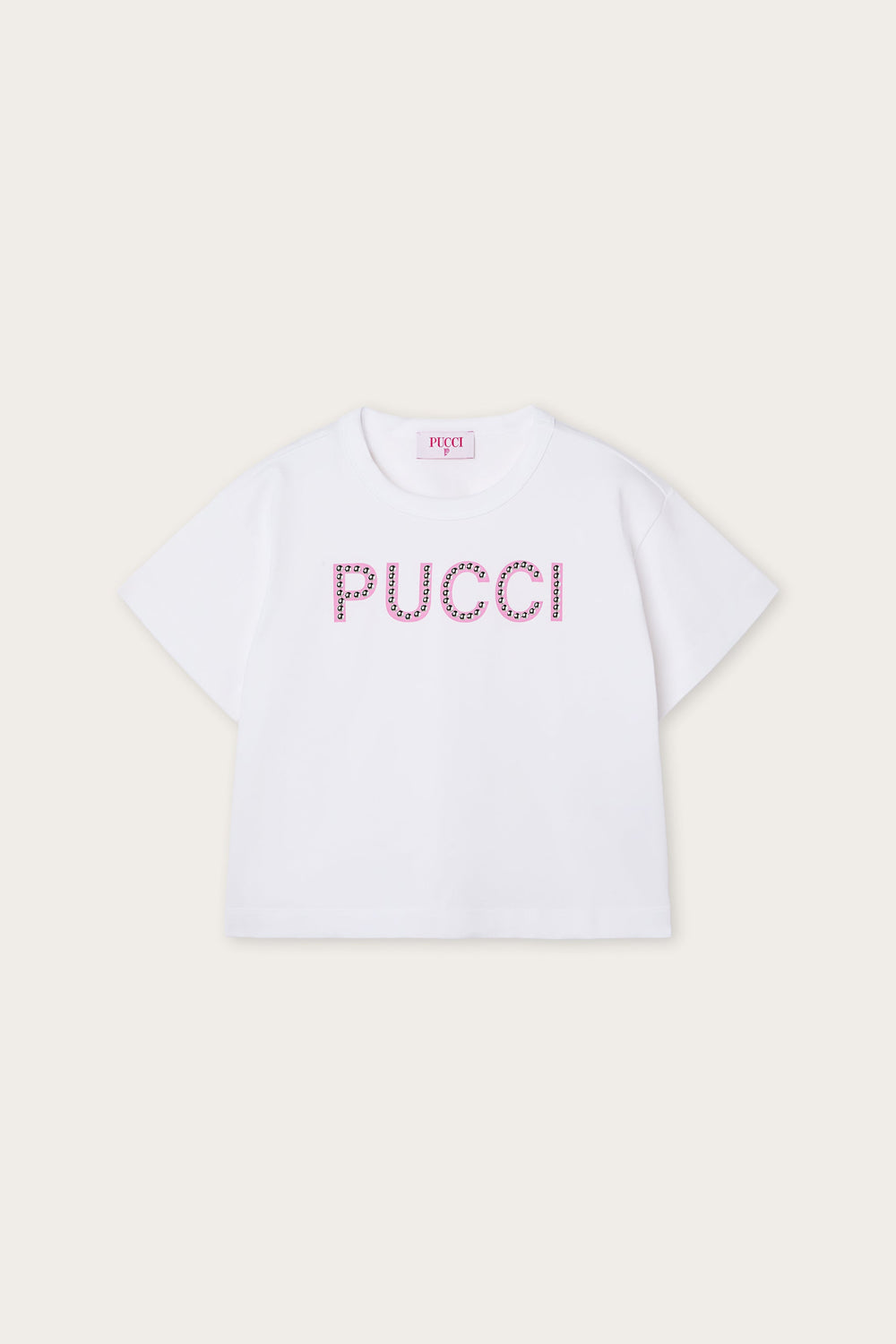 T-shirt with Decorated Logo
  Pucci