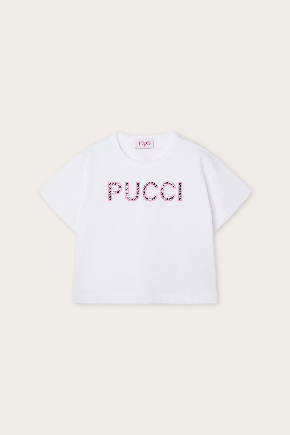 T-shirt with Decorated Logo
  Pucci