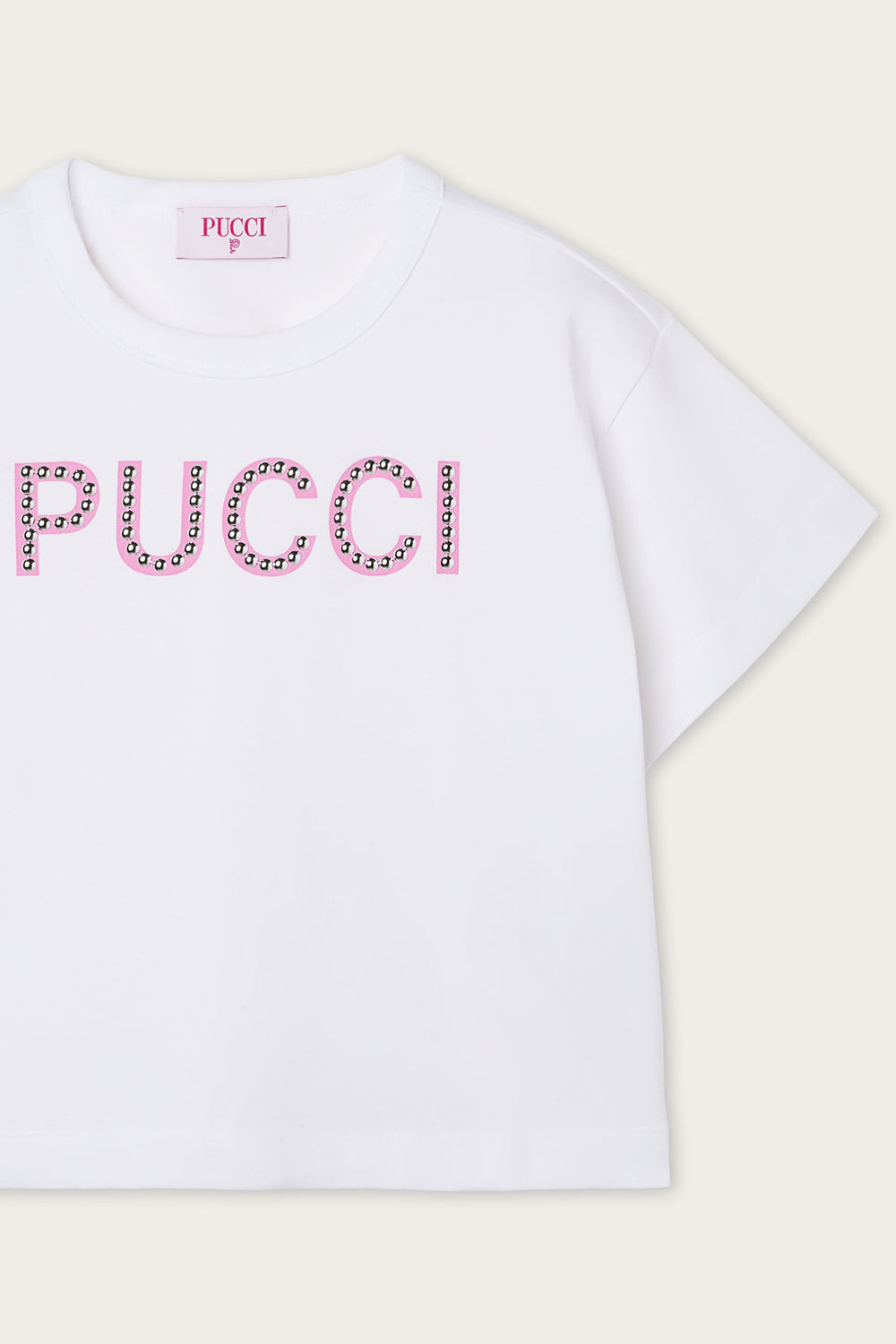 T-shirt with Decorated Logo
  Pucci
