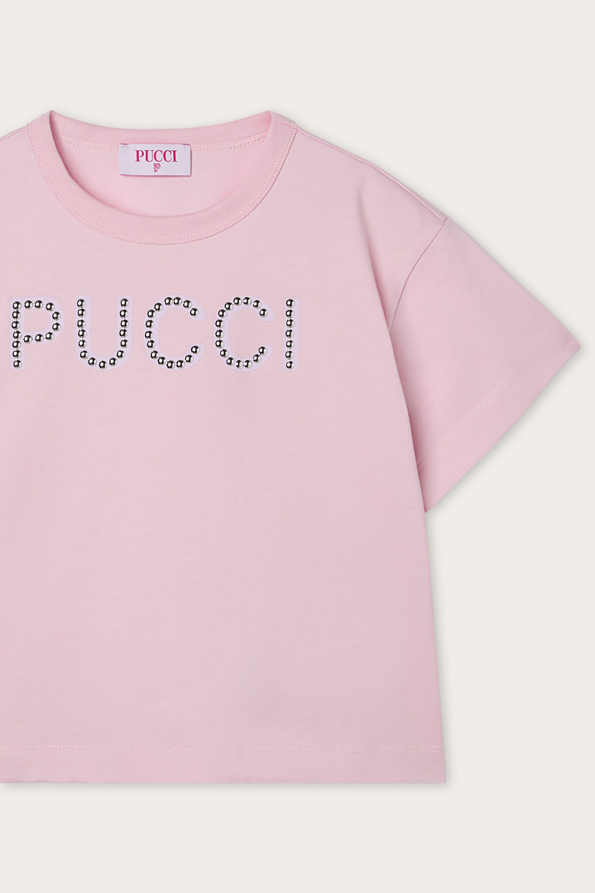 T-shirt with Decorated Logo
  Pucci