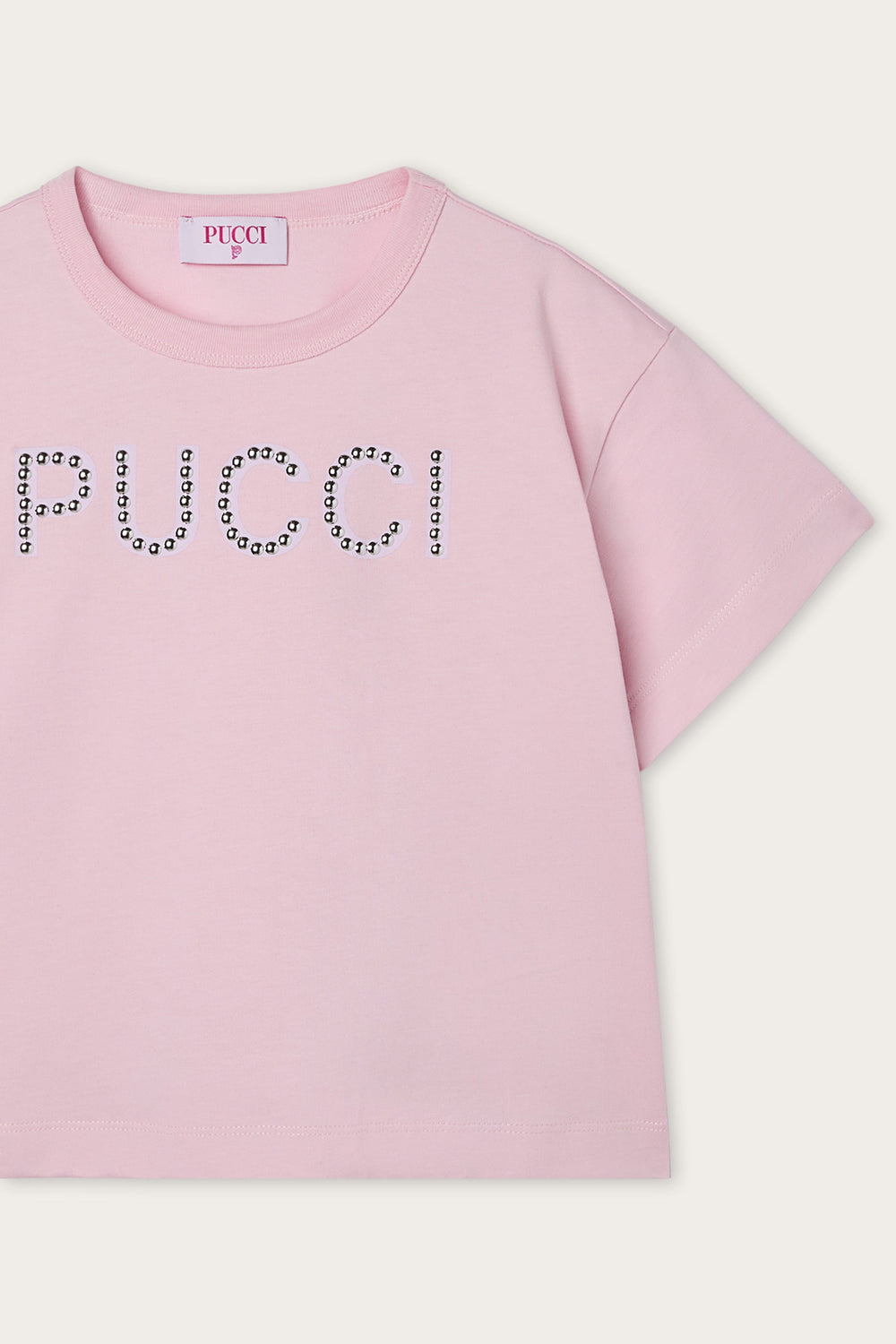 T-shirt with Decorated Logo
  Pucci