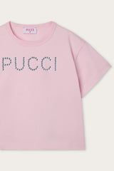 T-shirt with Decorated Logo
  Pucci