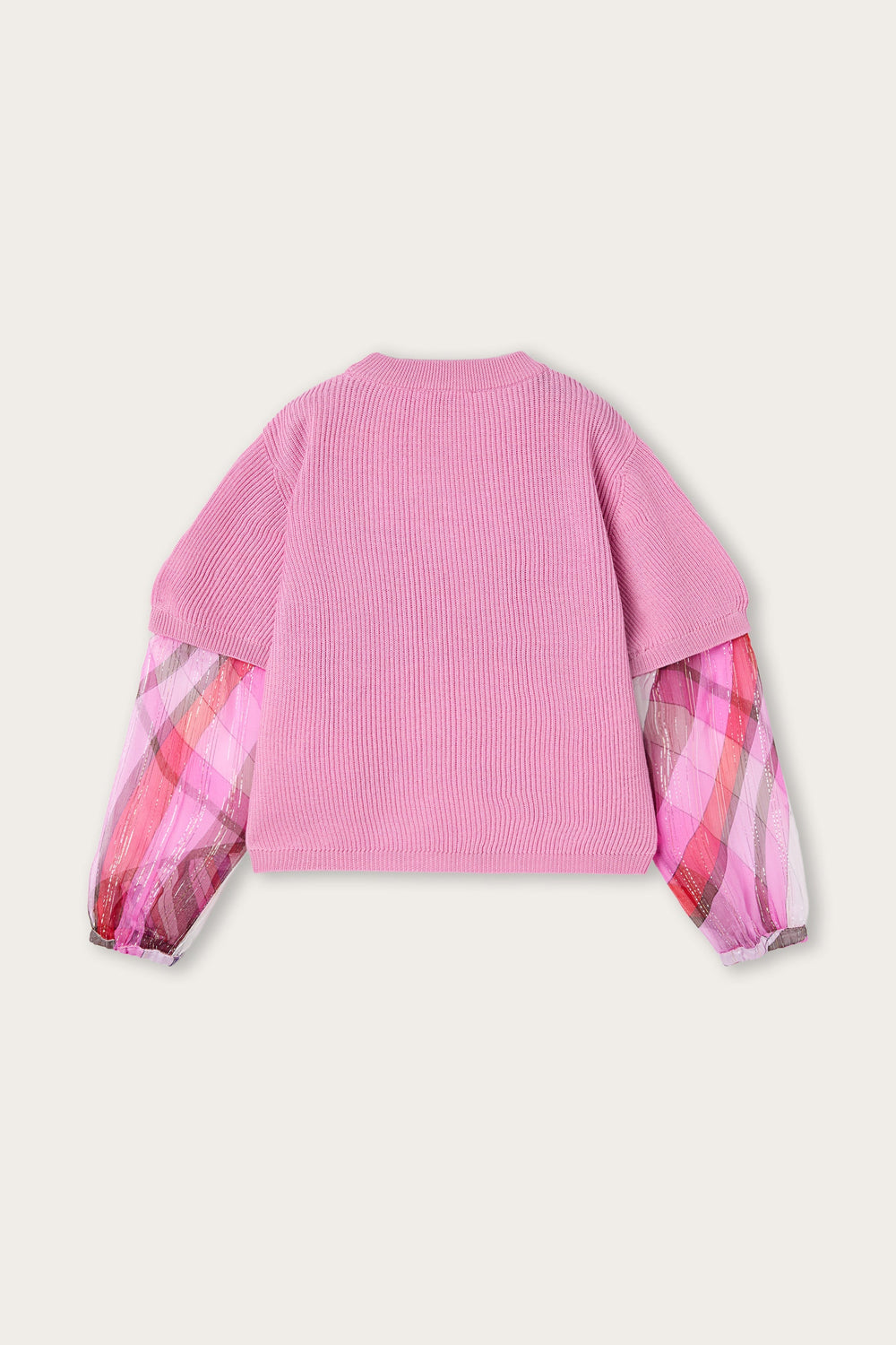 Sweater with Voile Sleeves
  Pucci