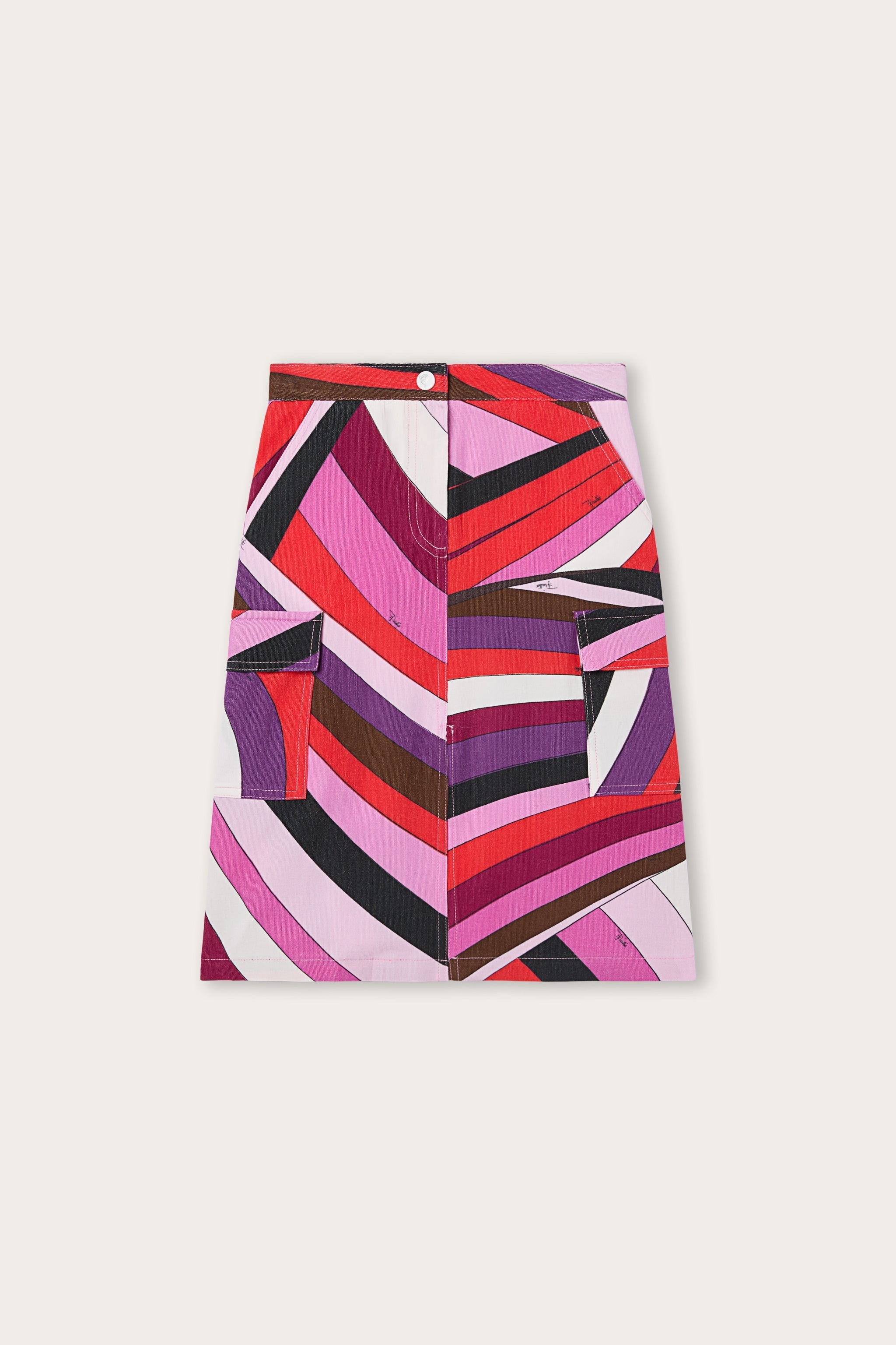 Iride Print Midi Skirt
  Pucci