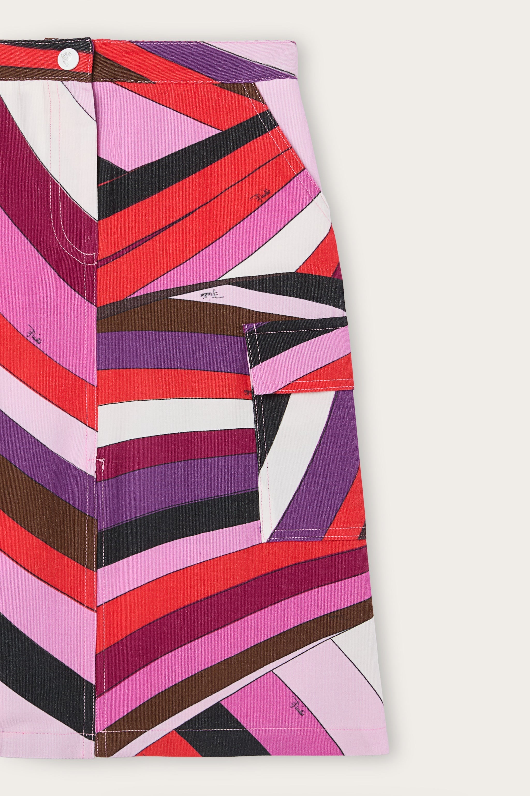 Iride Print Midi Skirt
  Pucci