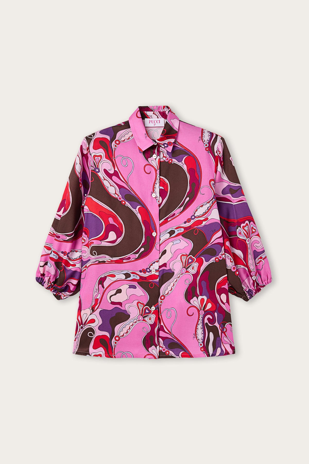 Orchidee Print Shirt Dress
  Pucci