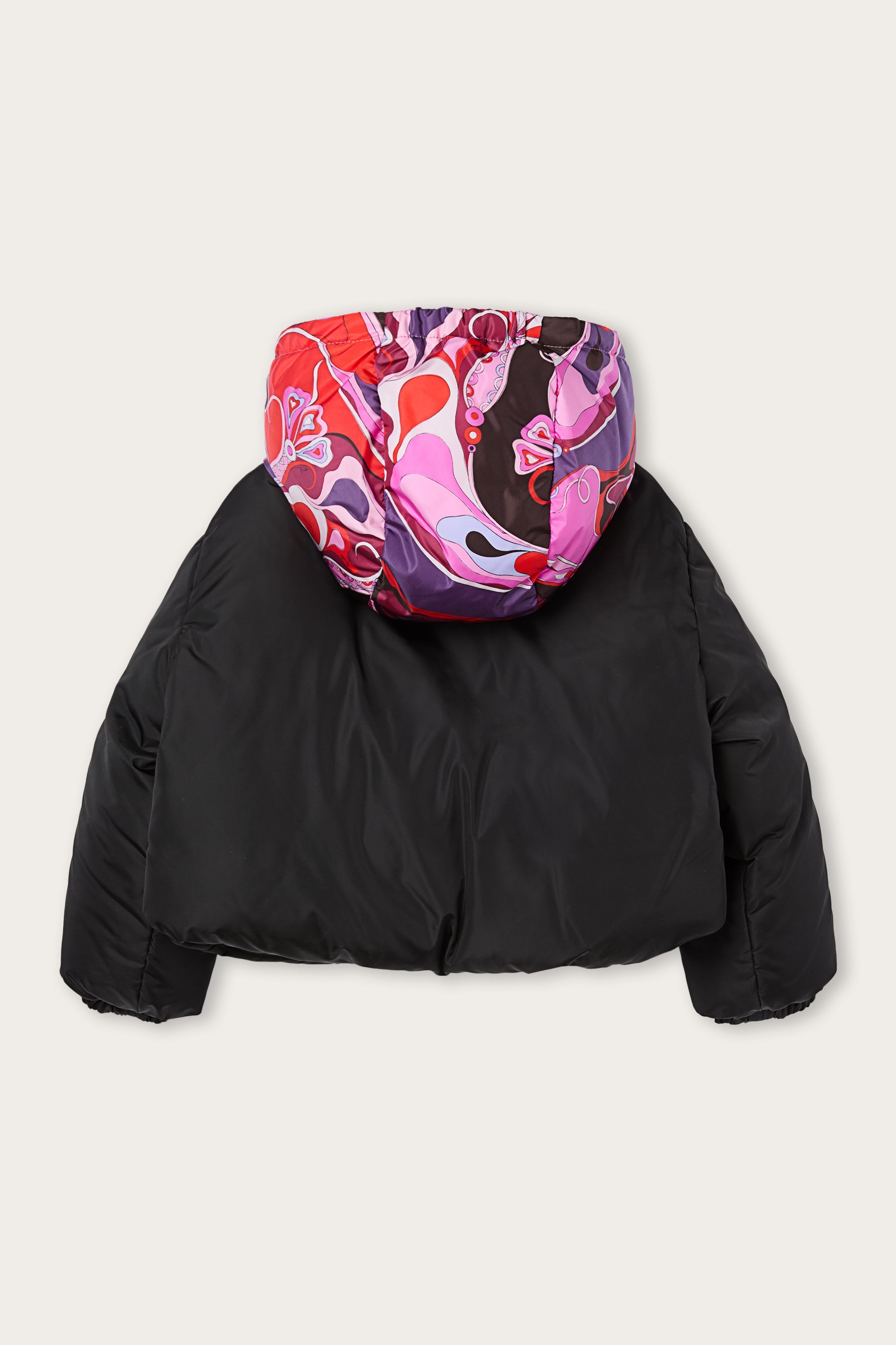 Down Jacket with Printed Details
  Pucci