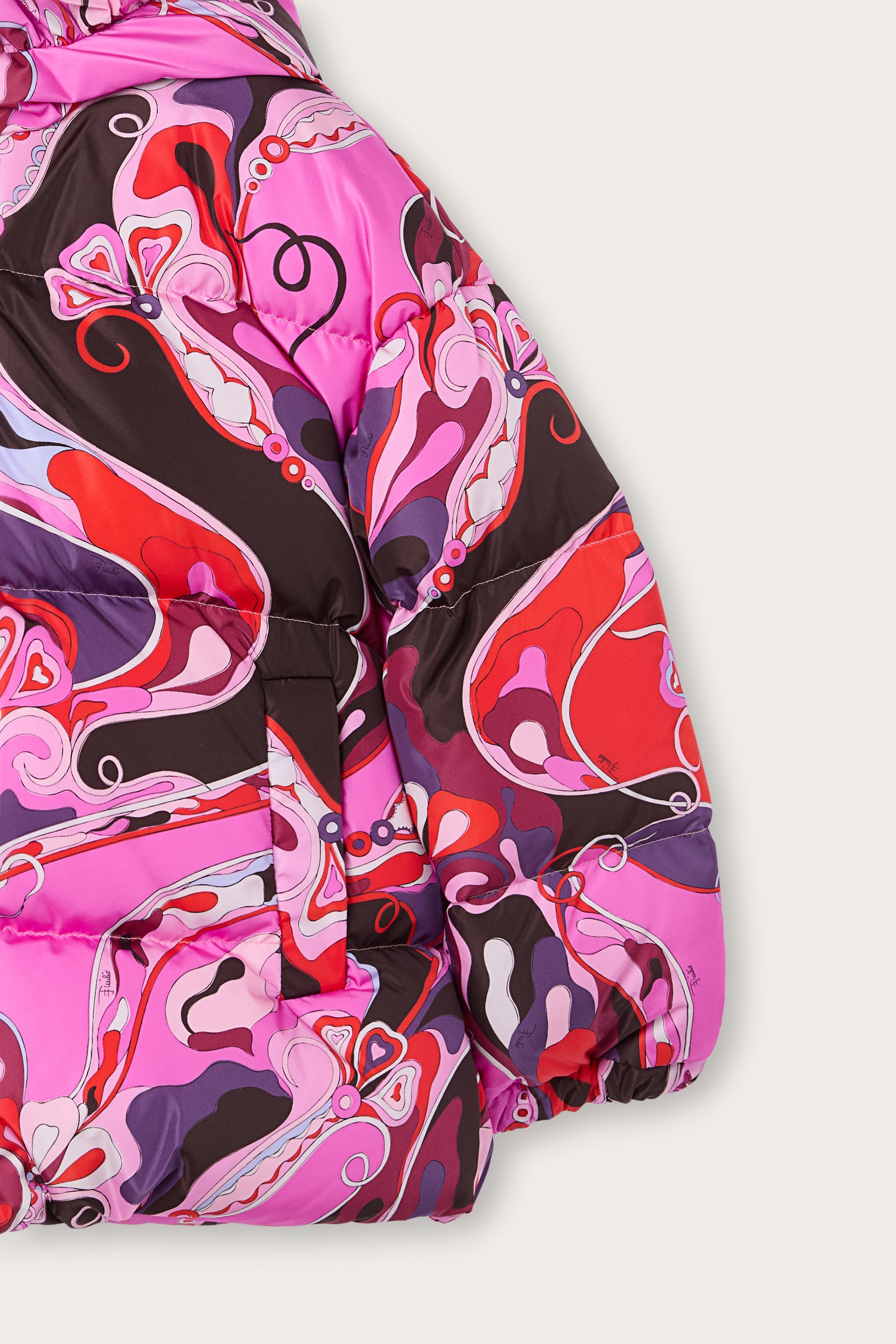 Orchidee Print Down Jacket
  Pucci