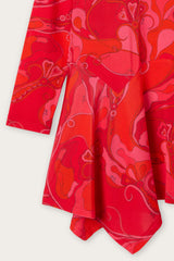Asymmetrical Hem Dress with Orchidee Print
  Pucci