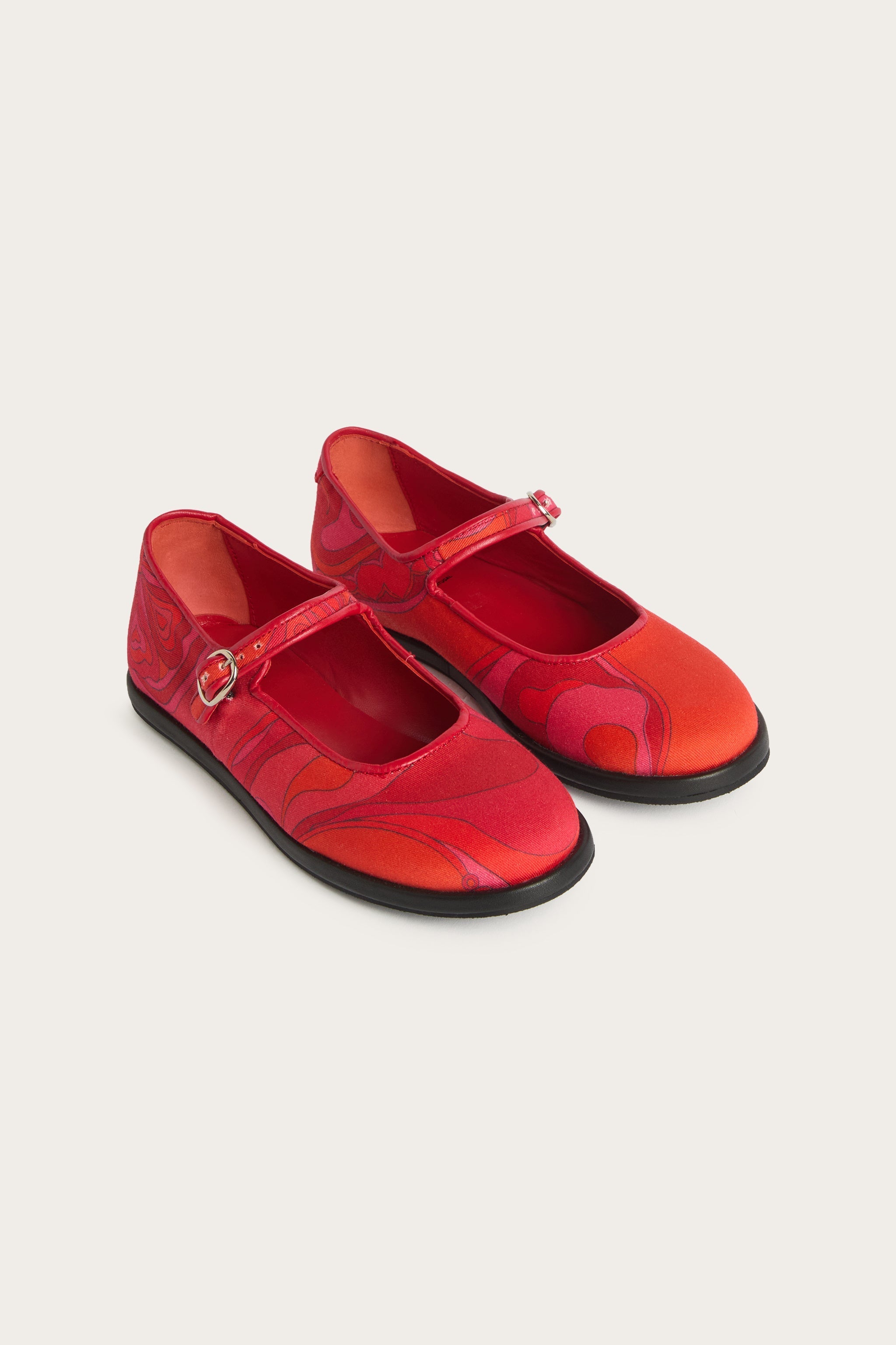 Orchidee Print Ballerina Flats
  Pucci