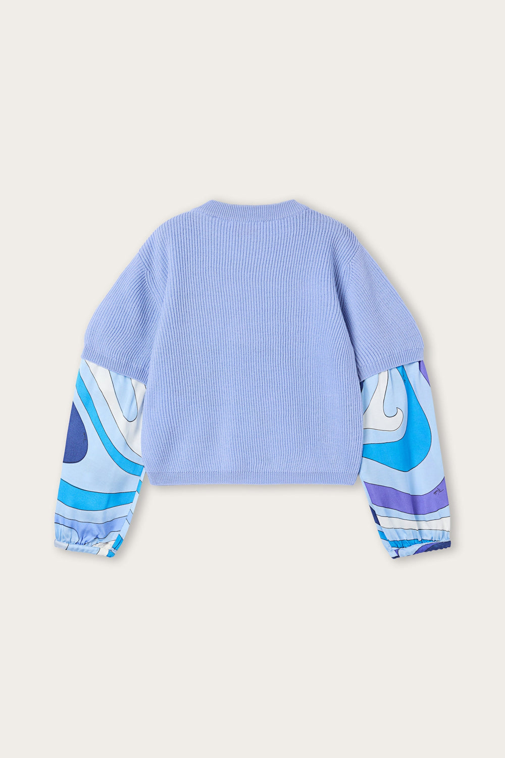 Sweater with Printed Sleeves
  Pucci