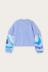 Sweater with Printed Sleeves
  Pucci