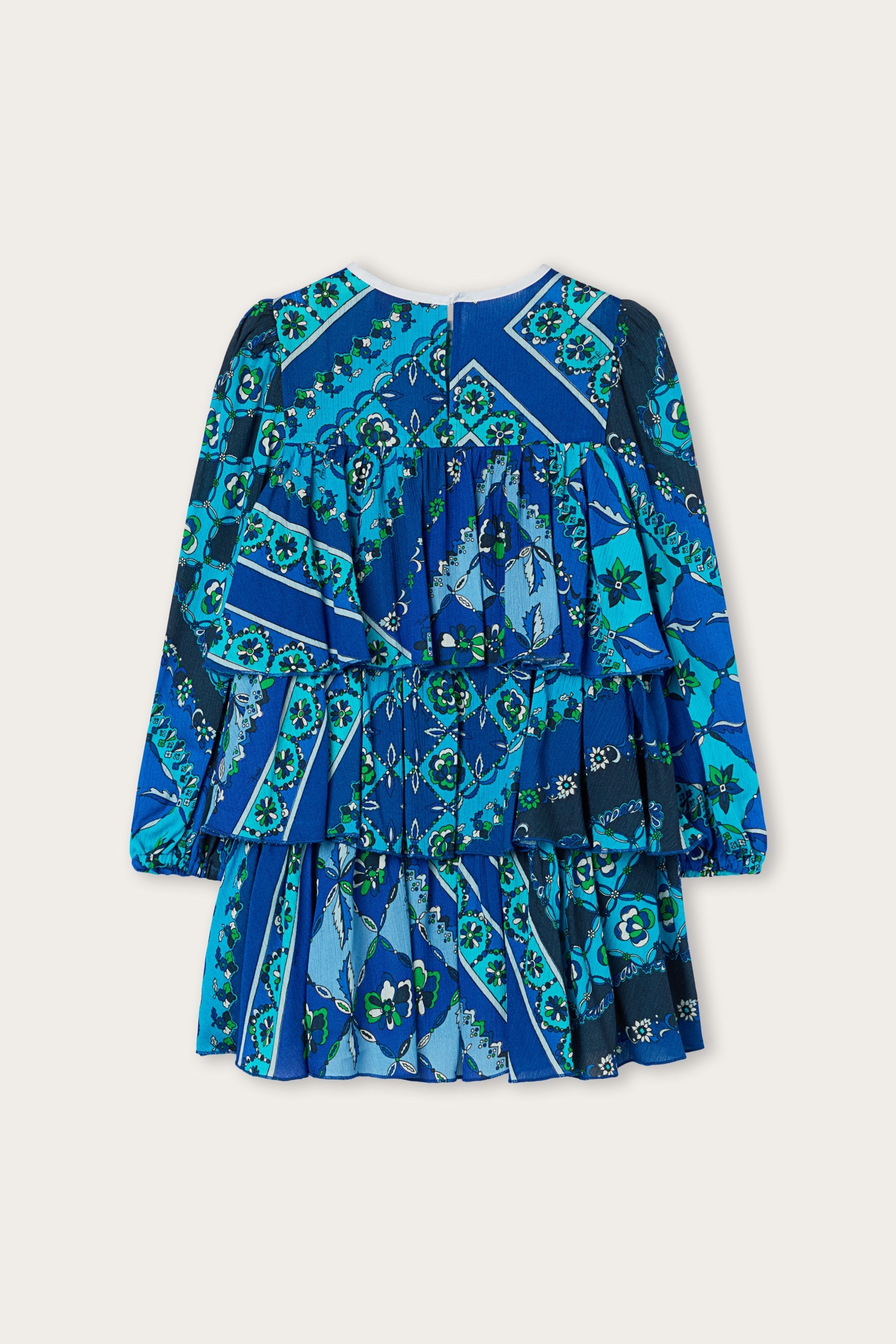 Festa Print Dress with Ruffles
  Pucci