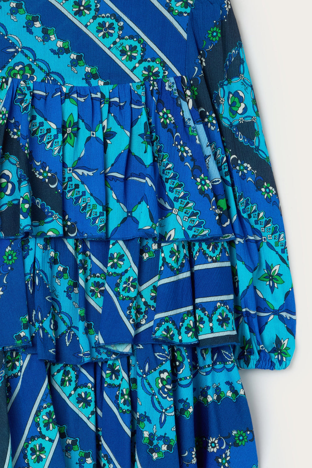 Festa Print Dress with Ruffles
  Pucci
