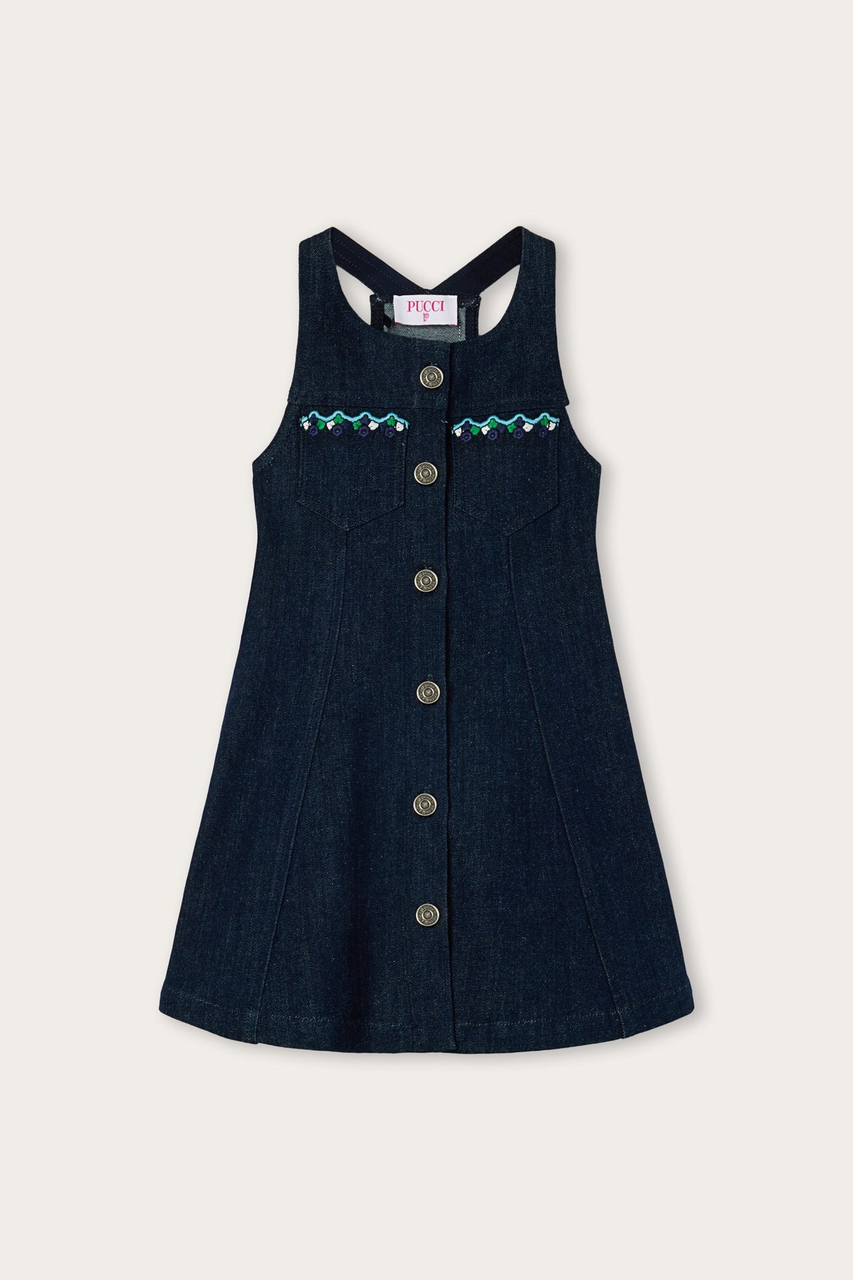 Denim Dress with Applications
  Pucci