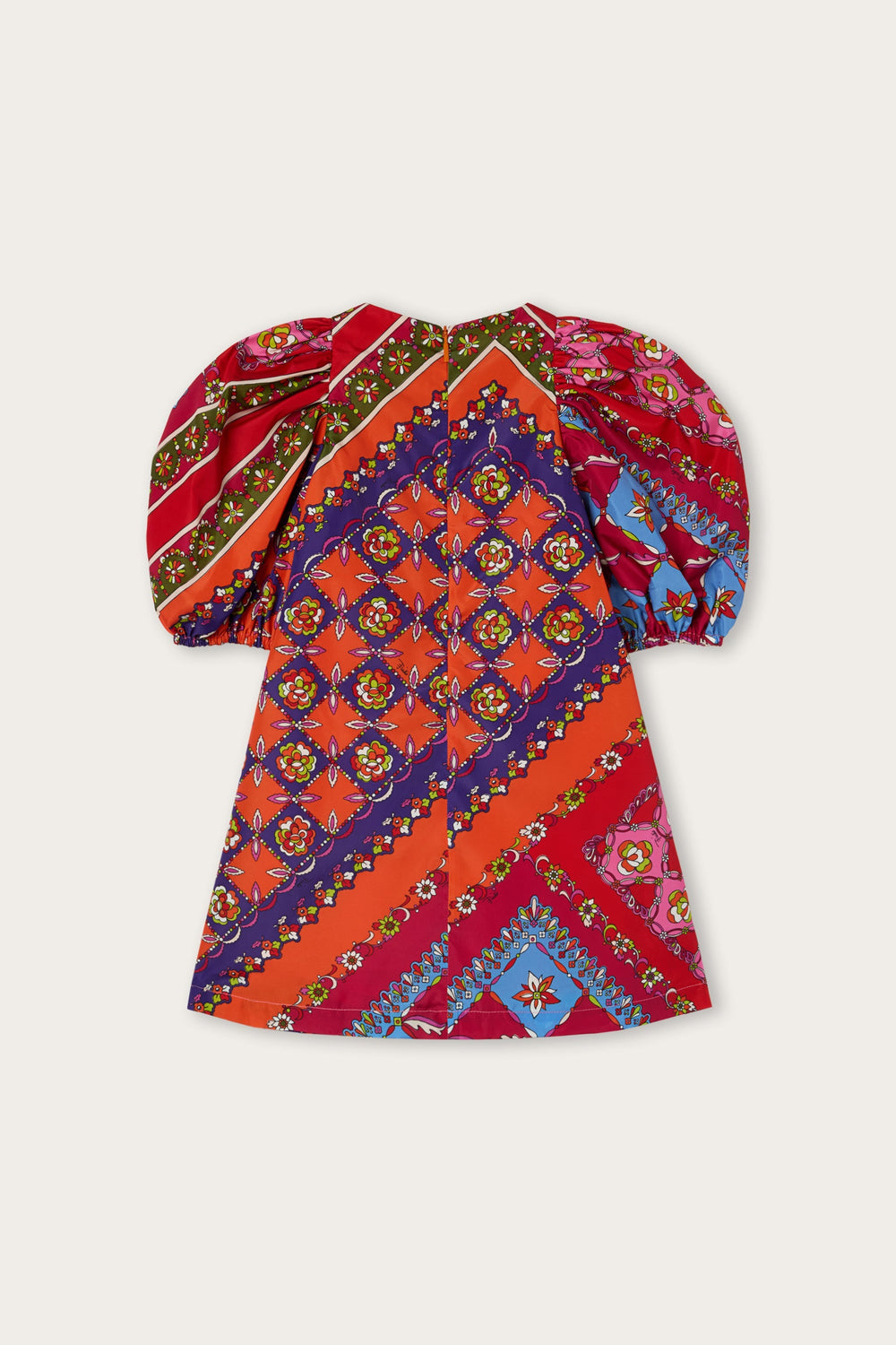 Festa Print Dress with Balloon Sleeves
  Pucci