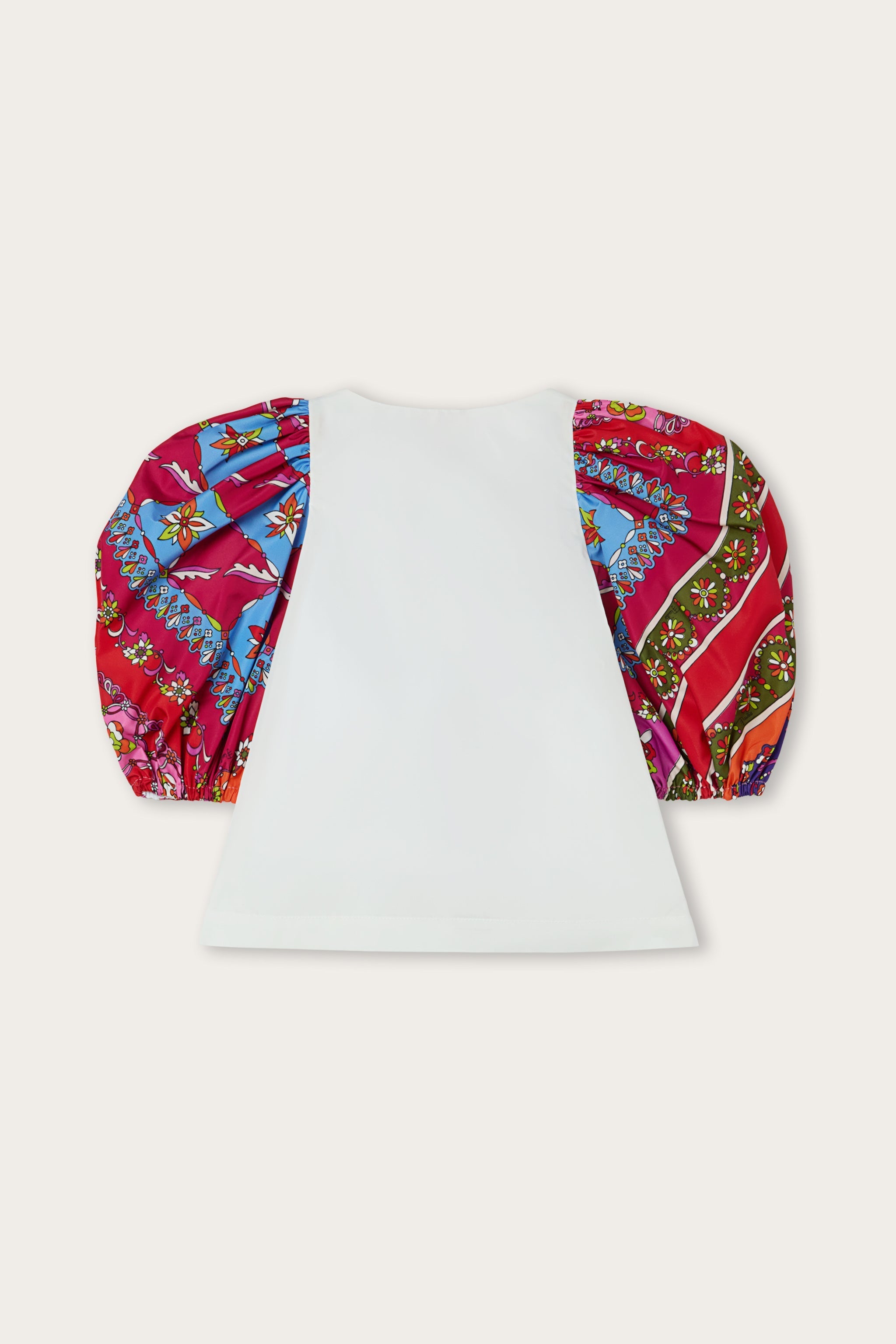 Blouse with Printed Balloon Sleeves
  Pucci