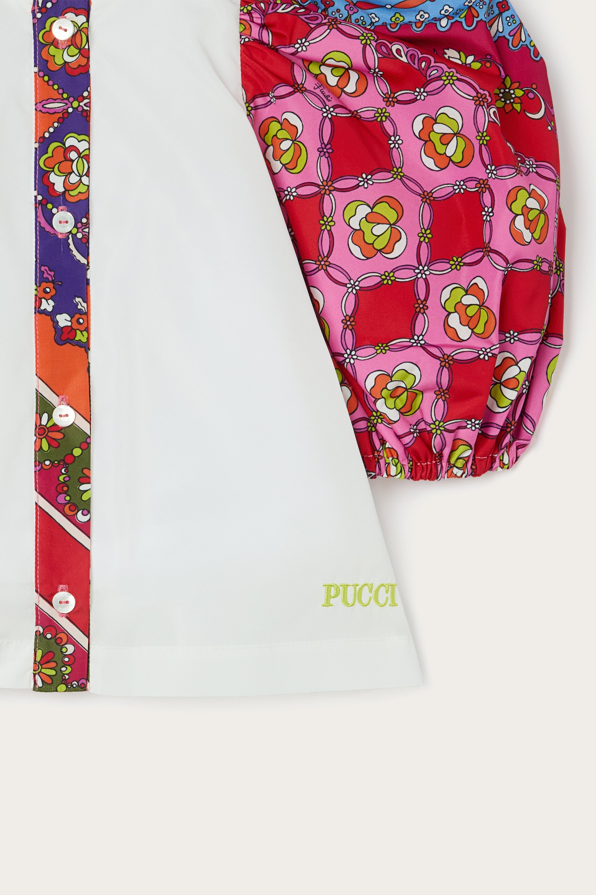 Blouse with Printed Balloon Sleeves
  Pucci
