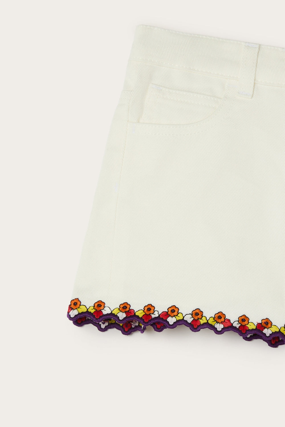 Shorts with Embroidered Edges
  Pucci