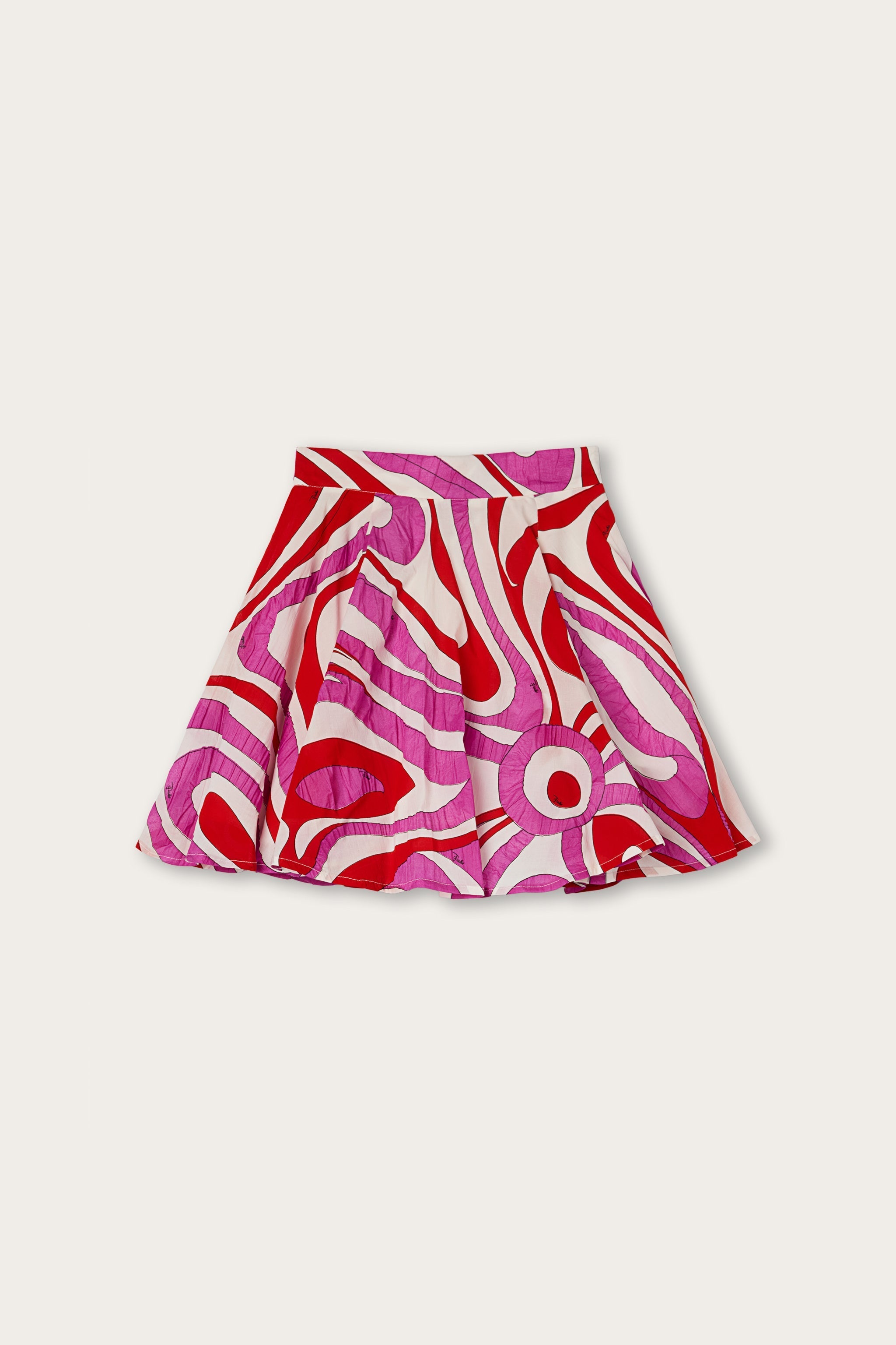 Marmo Print Ruffle Skirt
  Pucci