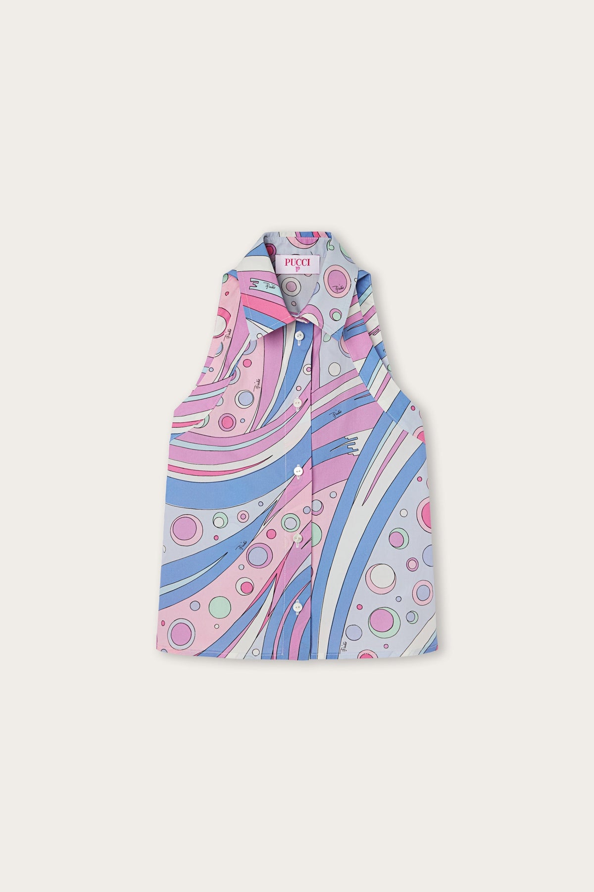 Fontane Print Sleeveless Shirt
  Pucci