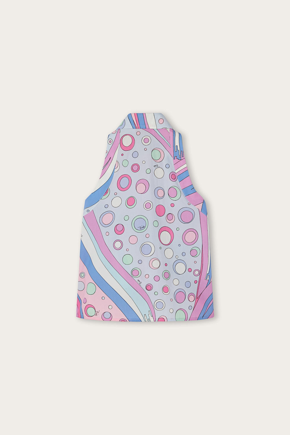 Fontane Print Sleeveless Shirt
  Pucci