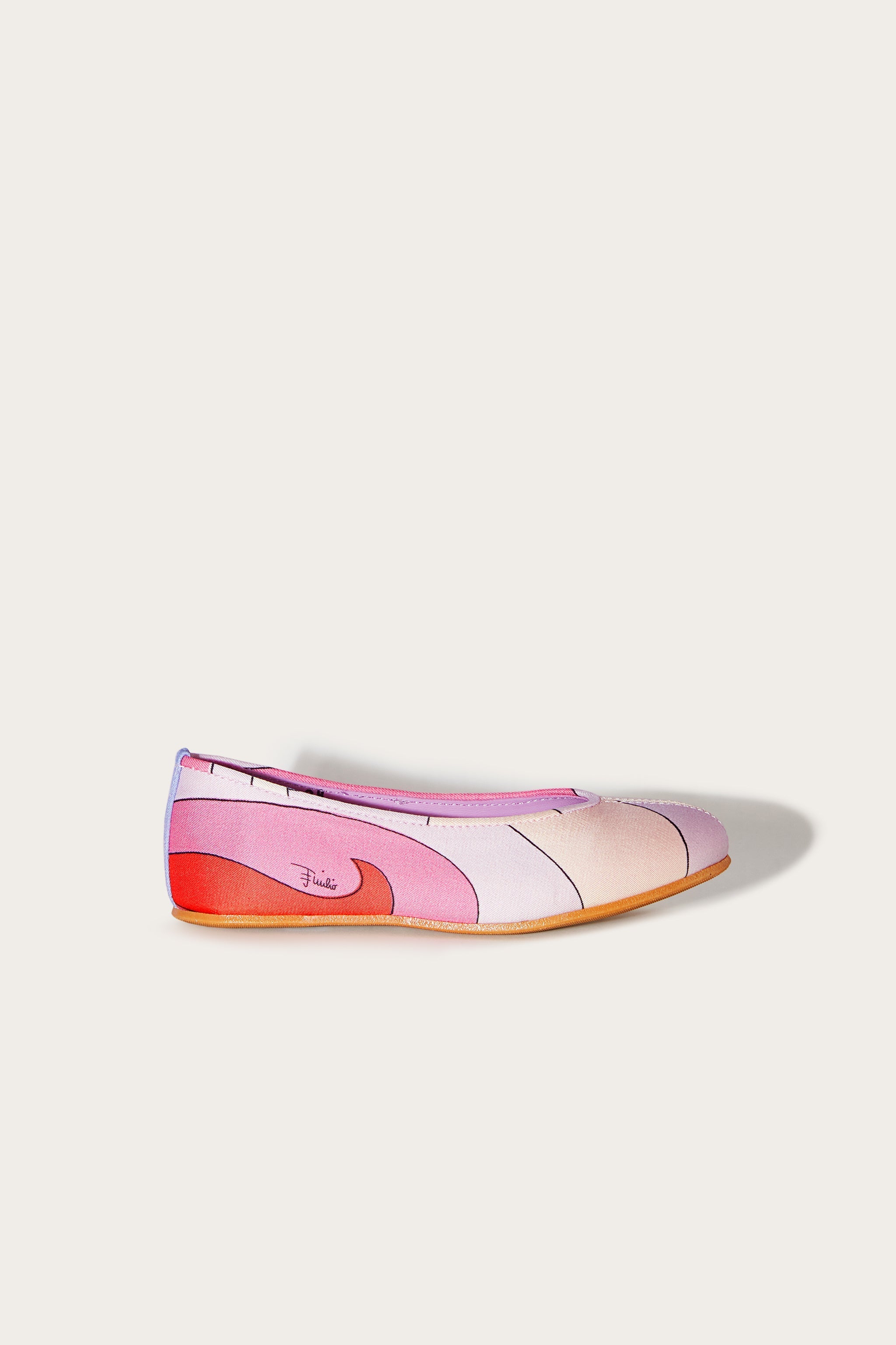 Marmo-Print Ballet Pumps
  Pucci