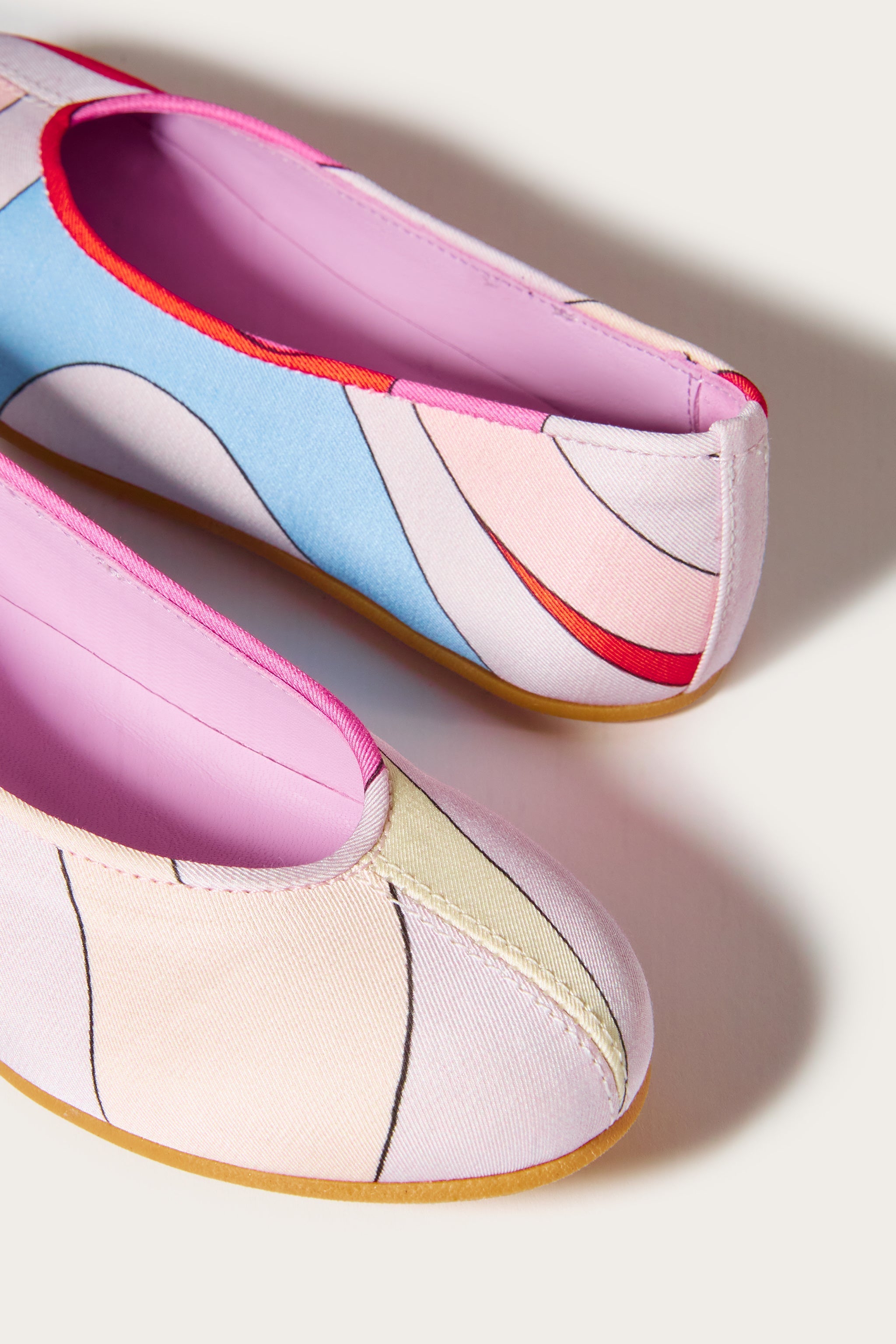 Marmo-Print Ballet Pumps
  Pucci